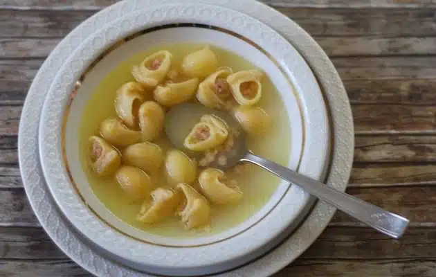 MEZZE MANICHE IN BRODO DI TERZA RICETTA