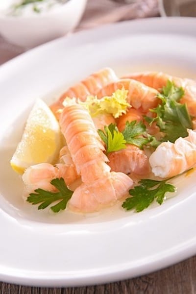 Ricetta-scampi-in brodo