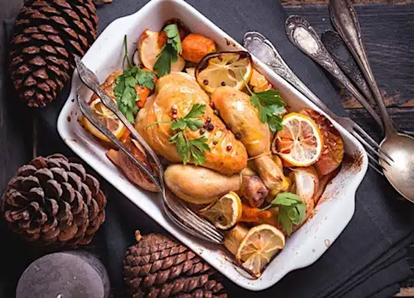 pollo arrosto con arancia Natale