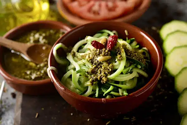 spaghetti di zucchine piccanti-cucina donnesulweb