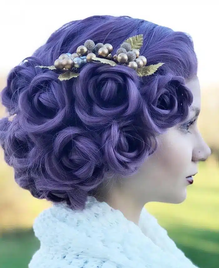 capelli sposa colorati tendenze 2018