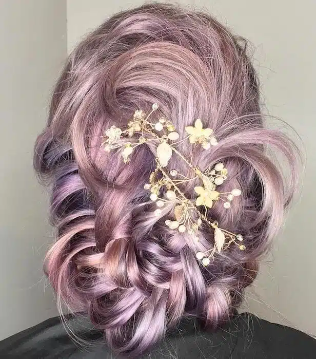 capelli sposa colore 2018 acconciatura