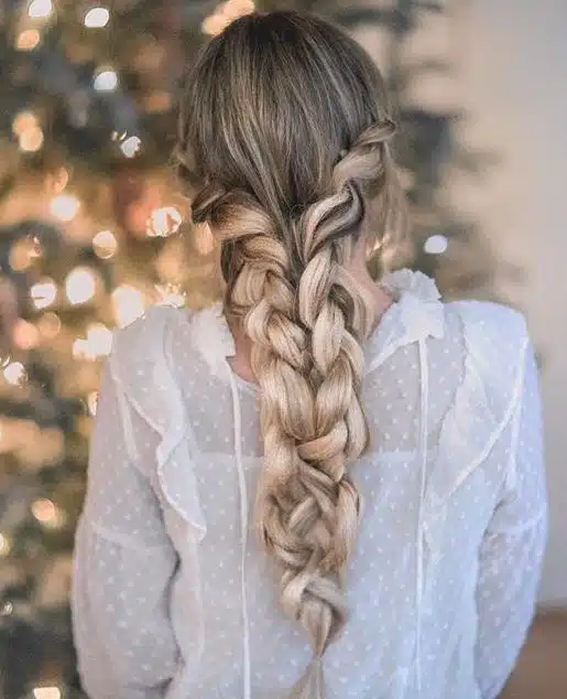 treccia sposa capelli colorati