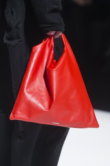 Jill Sannder borsa rossa inverno 2019
