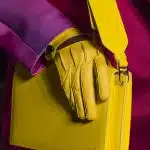 Borsa tracolla gialla Lanvin inverno 2018-2019