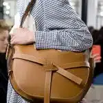 Tracolla color cuoio Loewe inverno 2019
