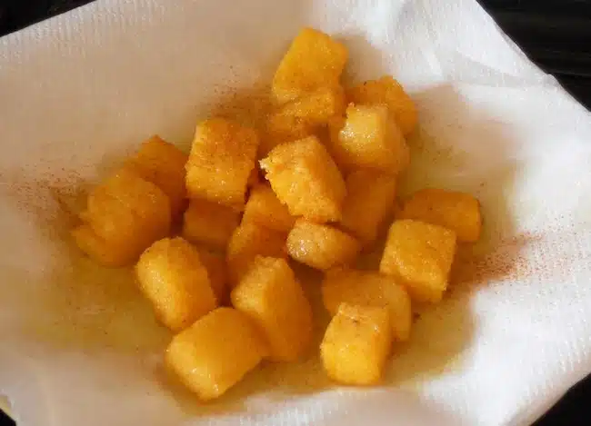 Polenta e merluzzo alla paprika