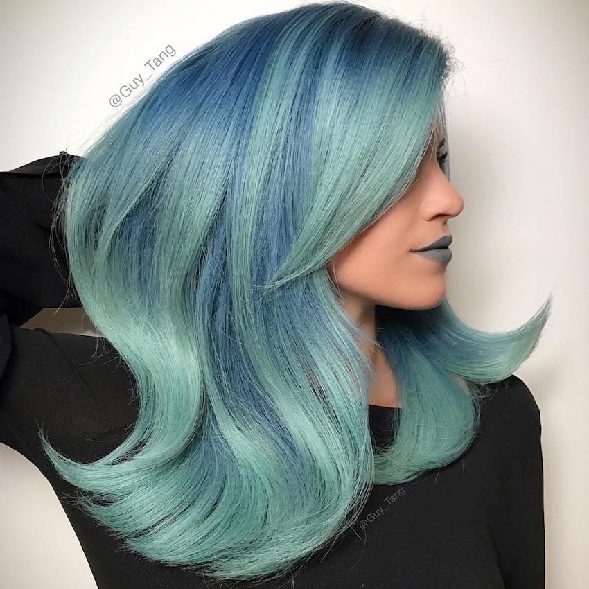 colore capelli estate 2018 verdi e blu