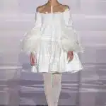 Abito da sposa corto con manica ampia Jesus Peiro 2019