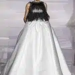 Abito da sposa bianco e nero Jesus Peiro 2019