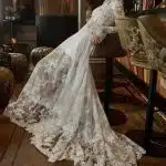 Olvi s vestito sposa in pizzo stile vinntage
