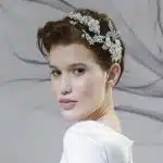 Acconciatura sposa capelli corti