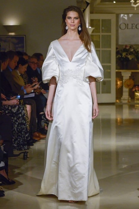 oleg-cassini-abito sposa raso pe 2019