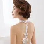 Acconciatura capelli sposa medi