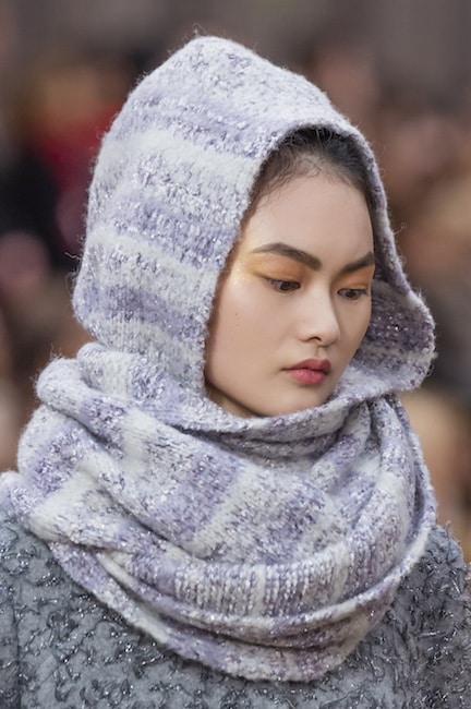 Cappuccio  lana chanel inverno 2019