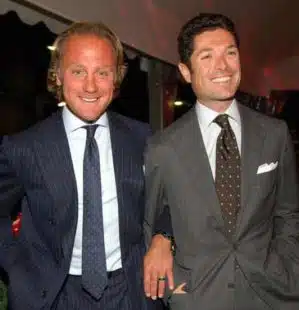 Gianluca Vacchi con Matteo Marzotto, anno 2008