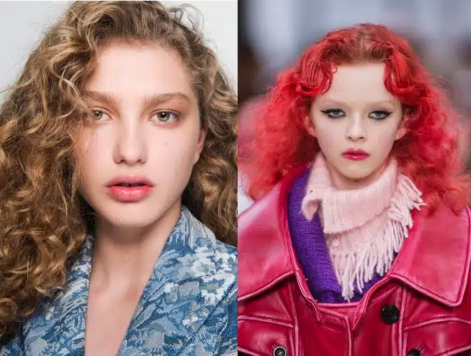 capelli ricci moda inverno 2019