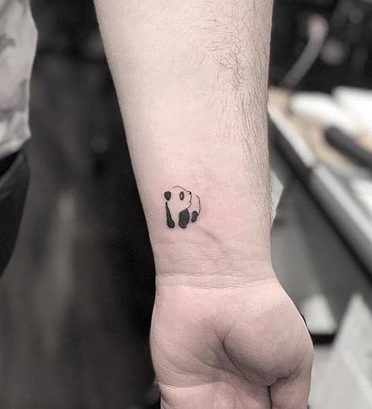 panda tatto uomo