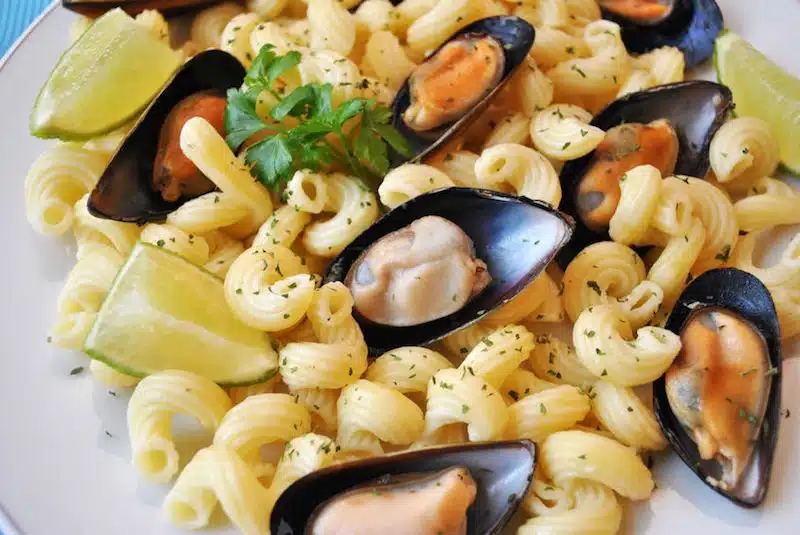 ricetta pastacorta cozze e limone