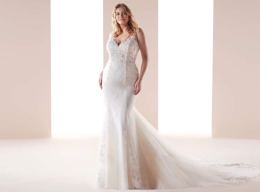 abiti da sposa taglie forti nicole 2019