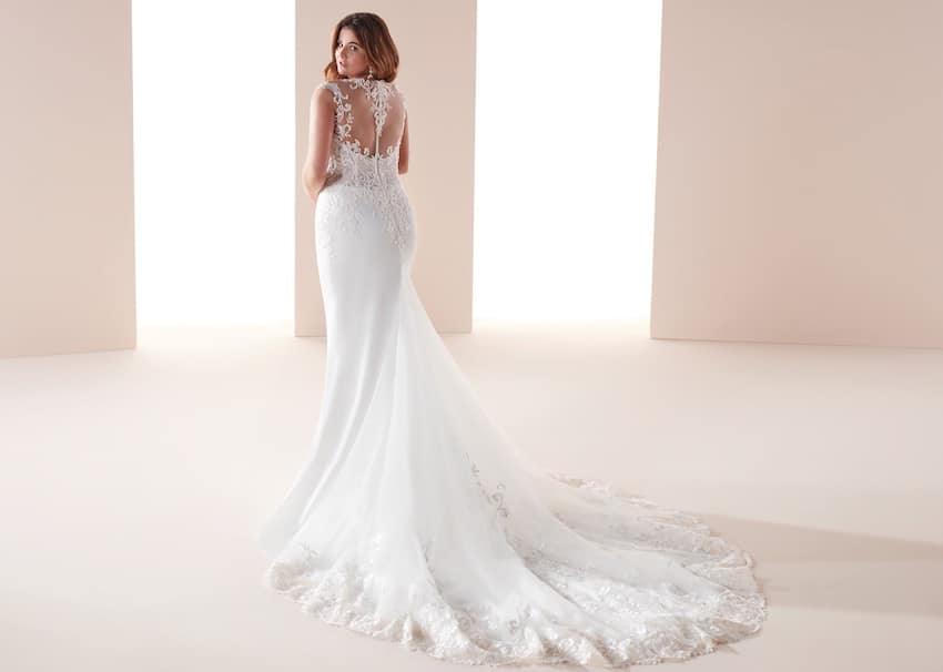 abito sposa taglie forti nicole 2019-