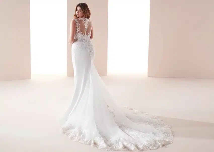 abito sposa taglie forti nicole 2019-