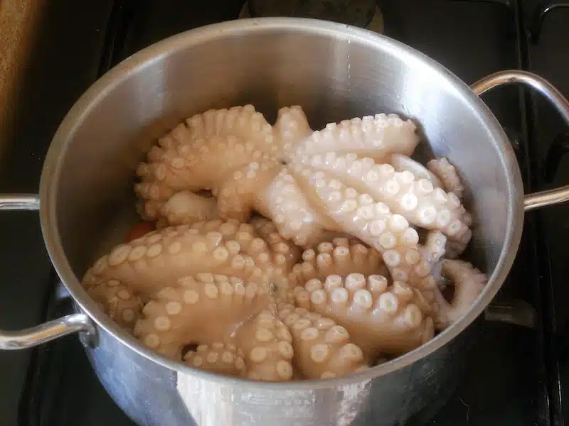 Polpo alla Luciana ricetta step by step