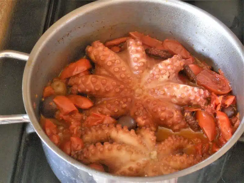 Polpo alla Luciana ricetta