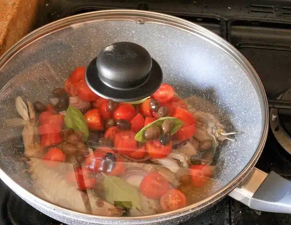 Vongole veraci e canocchie in padella 4