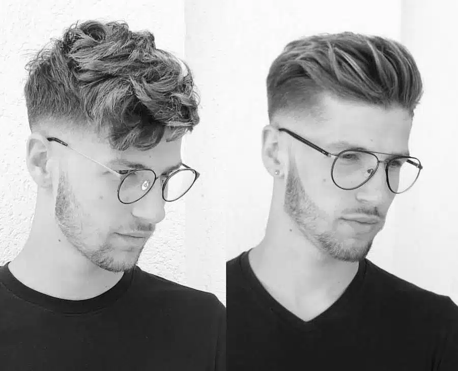tagli di capelli uomo 2018- rasati ai lati