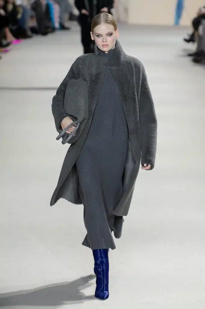 Akris abito lunngo in maglia inverno 2018 2019
