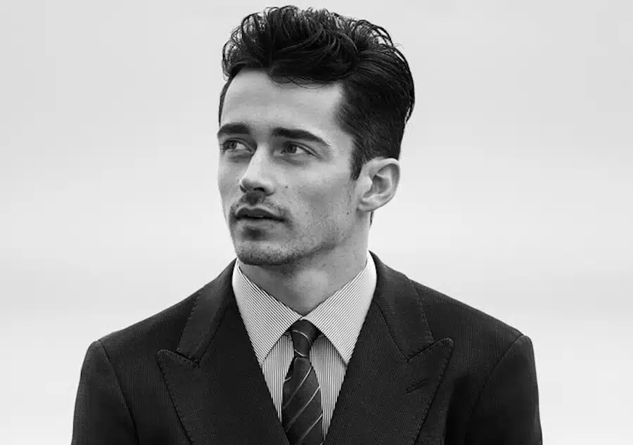 Charles Leclerc campagna armani