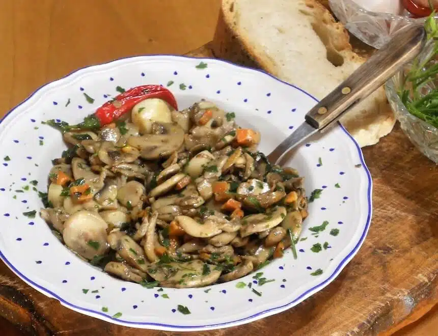 funghi trifolati misti