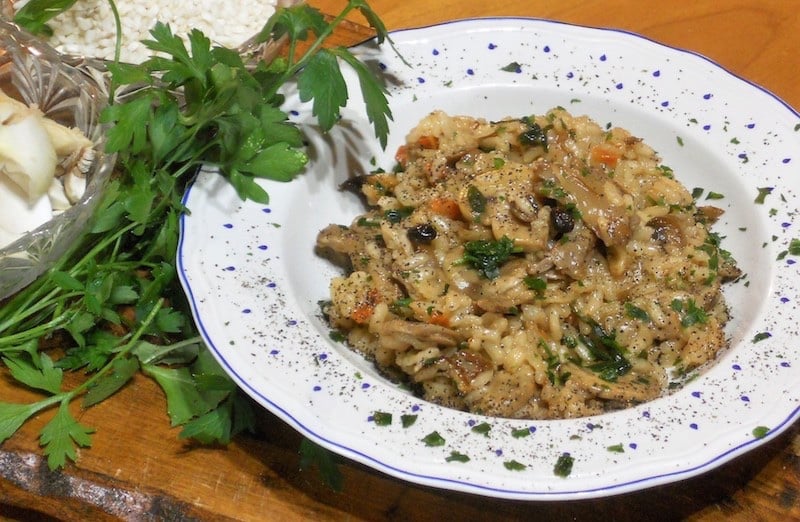 Risotto ai funghi misti ricetta