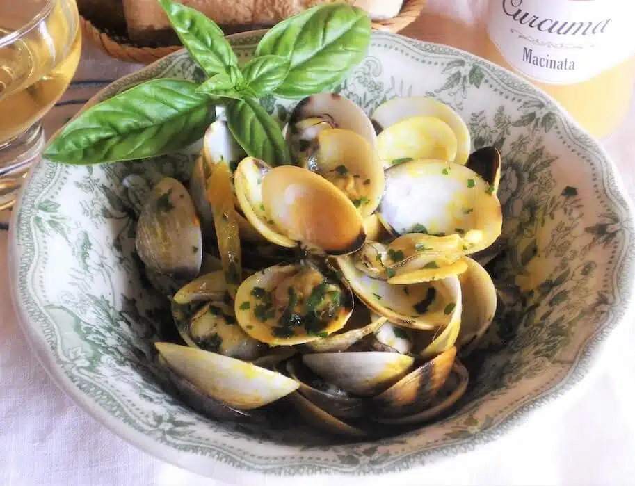 Vongole veraci speziate alla curcuma