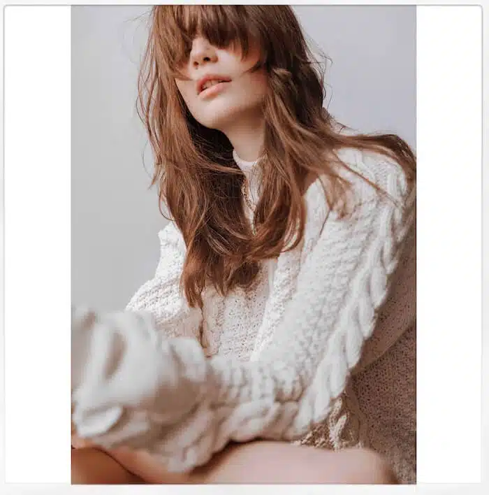 capelli lunghi con frangia inverno 2019
