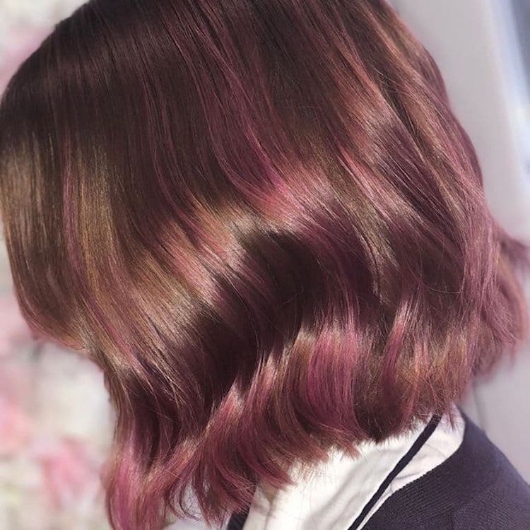 capelli sfumature rosa inverno 2019