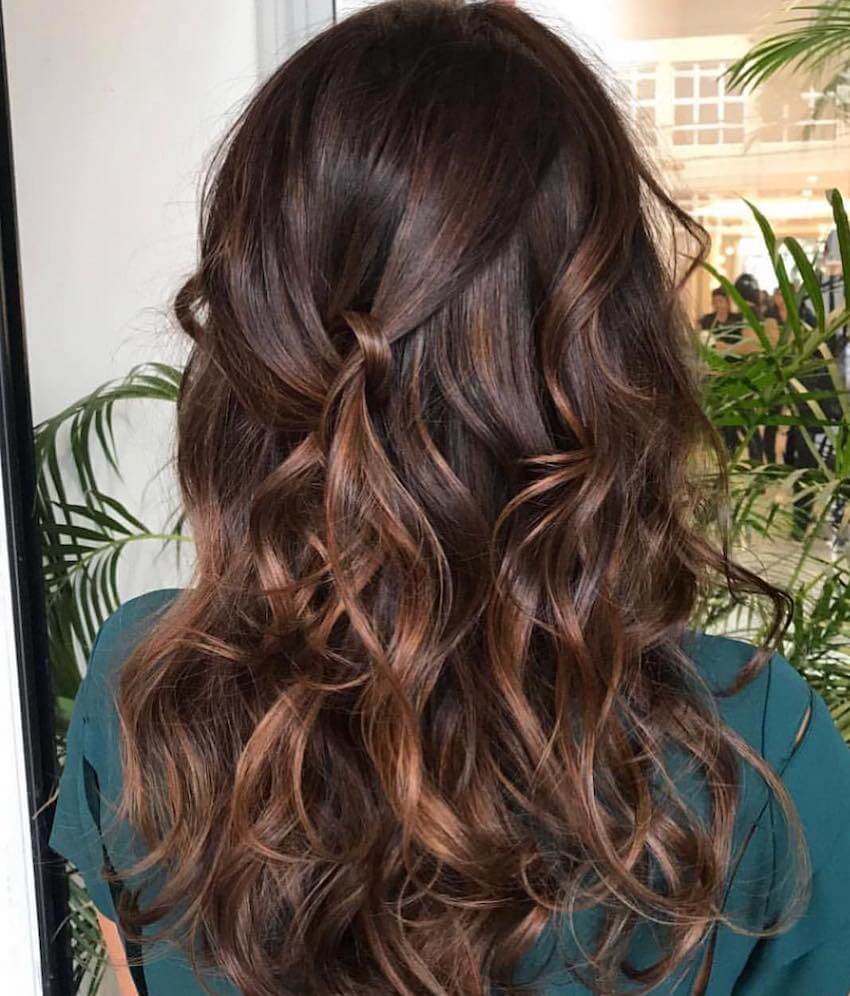 Castano scuro 2018 balayage