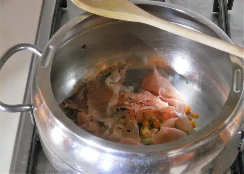 Minestra di zucca e champignon