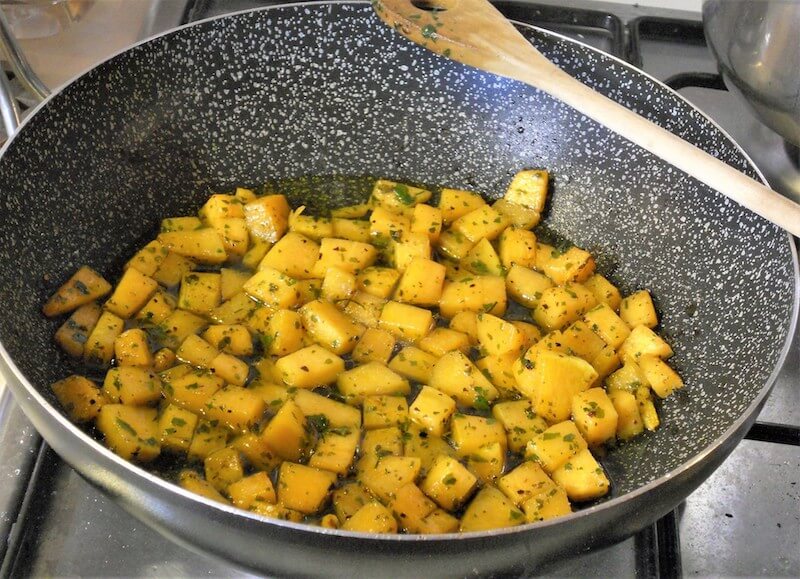 Pasta e zucca alla napoletana 2