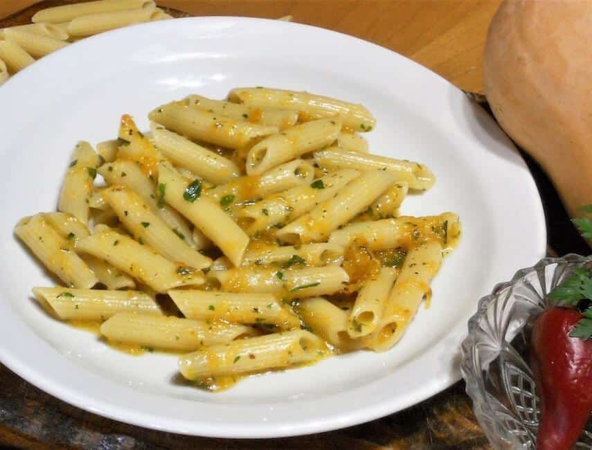 Pasta e zucca alla napoletana 6