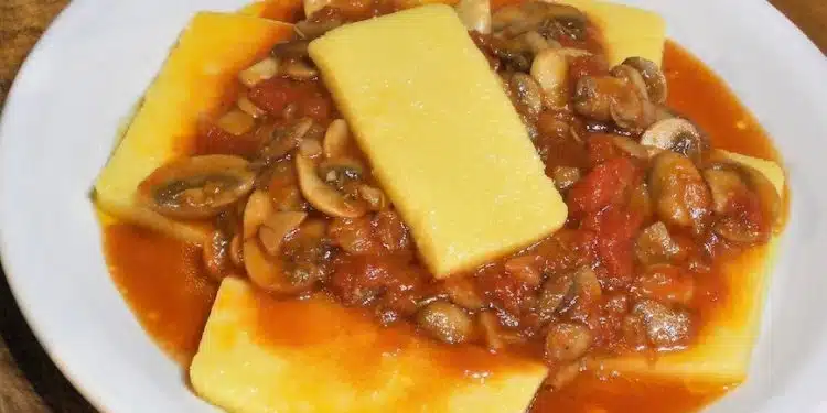 Polenta e funghi ricetta