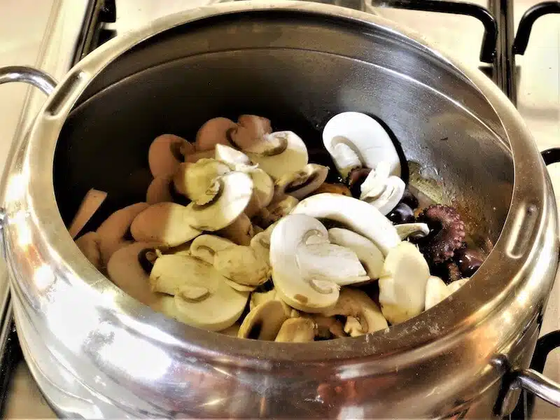 Polipetti veraci e champignon 4