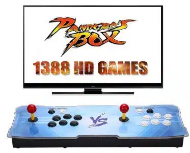 console con giochi vintage
