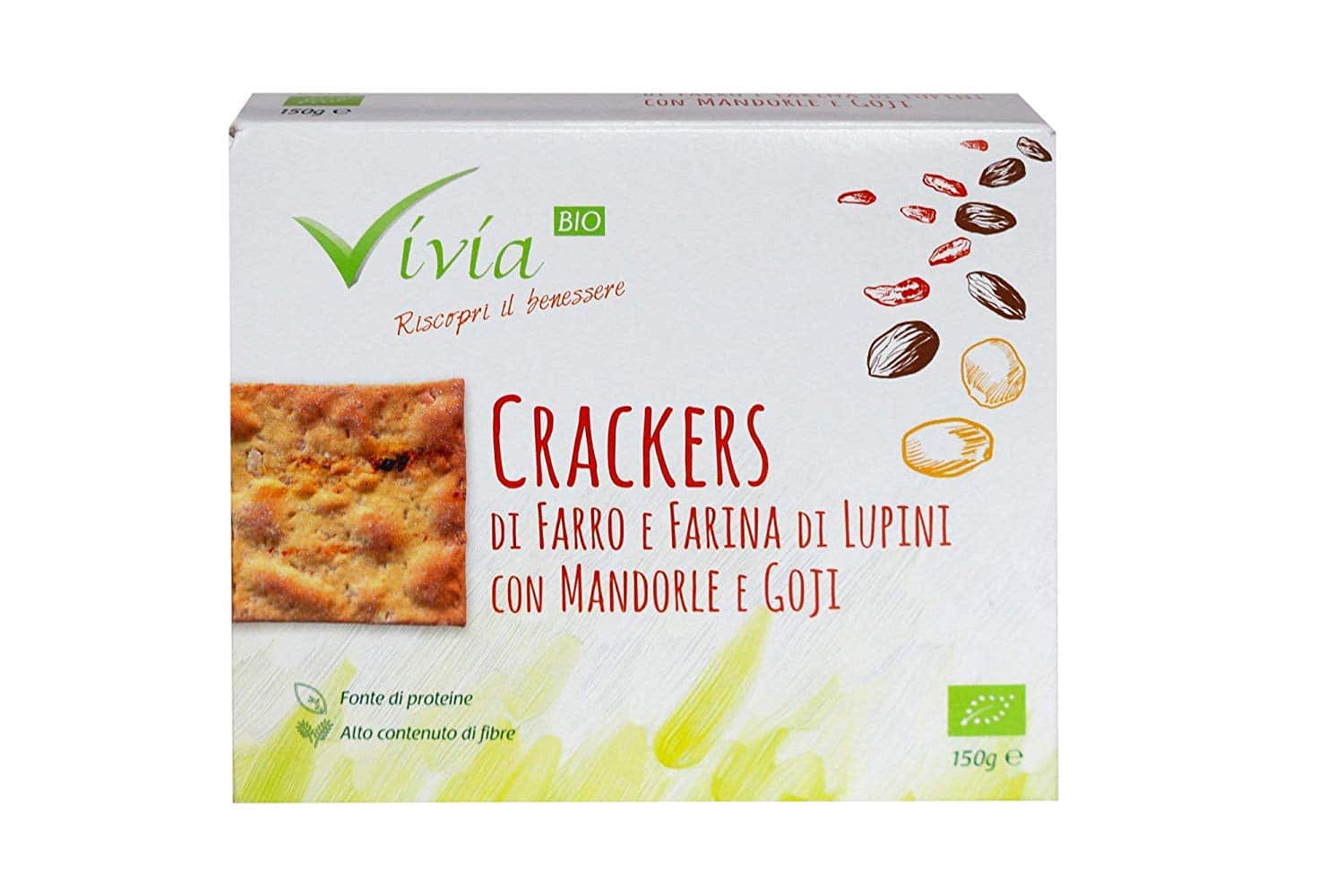 crecker bacche di goji