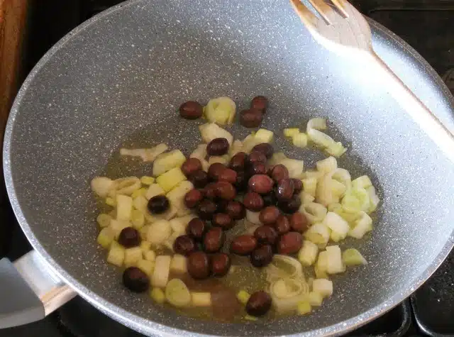 Linguine e baccala foto uno