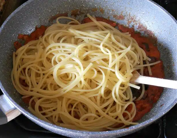 Linguine e baccala 