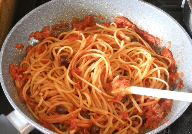 Linguine e baccala