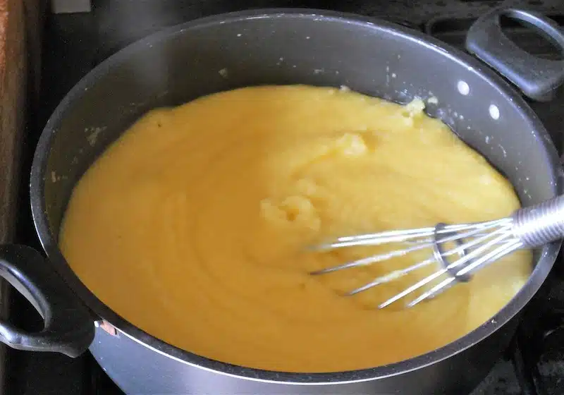 Polenta funghi e gorgonzola 3