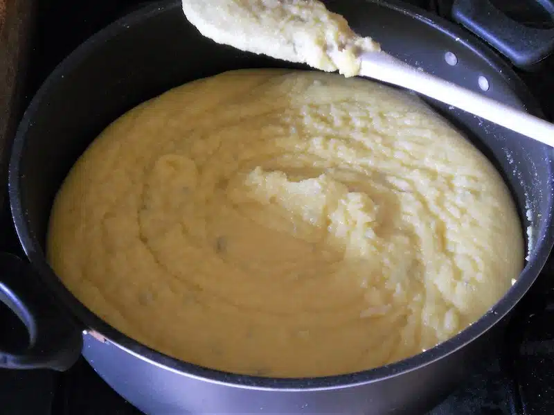 Polenta funghi e gorgonzola 5